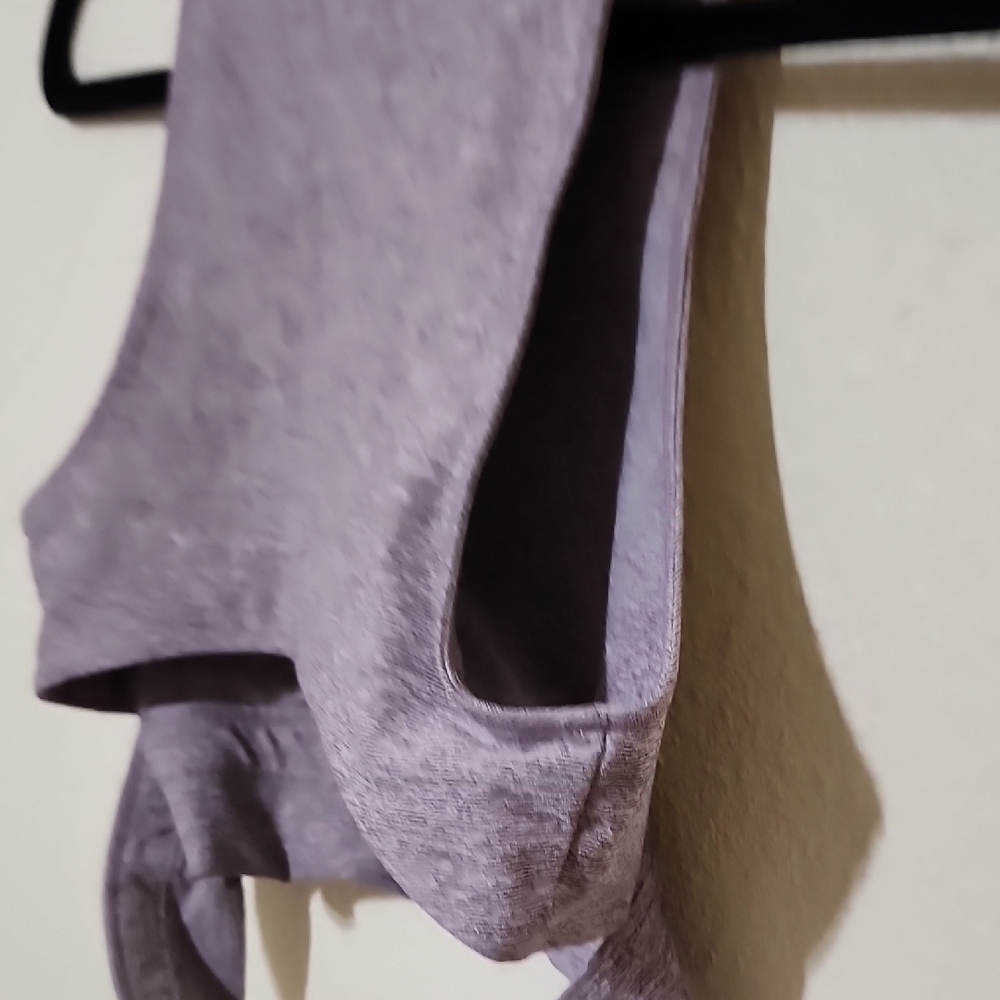 Heather Gray Sports Bra - Picture 3 of 5
